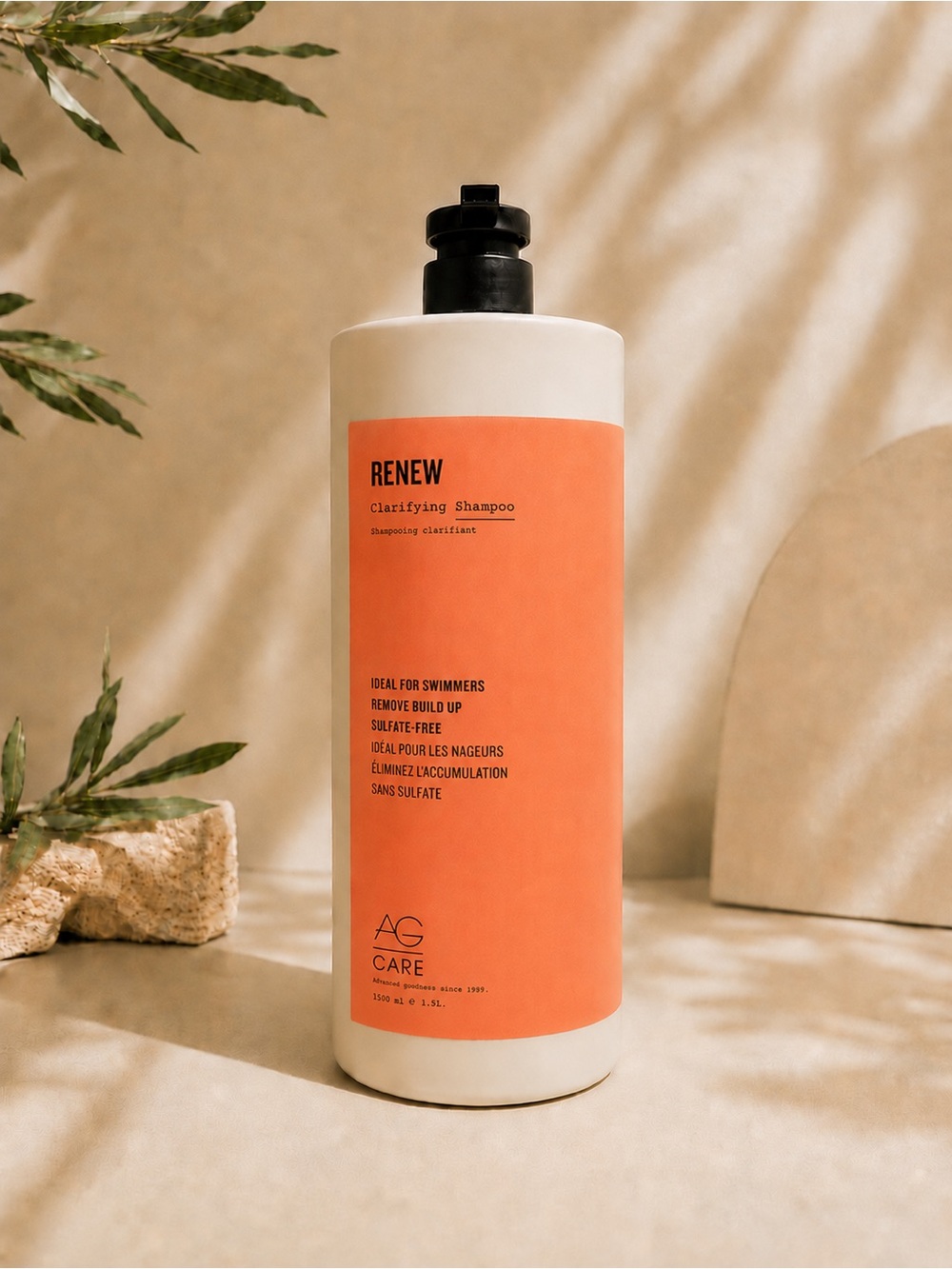 AG Care Renew Clarifying Shampoo 1.5L | Sulfate-Free & Color Safe